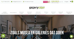 Desktop Screenshot of gallerycolor.nl